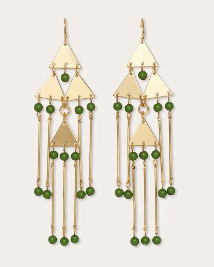 Women Chaya Waterfall Earrings Gold Ramy Brook Jewelry
