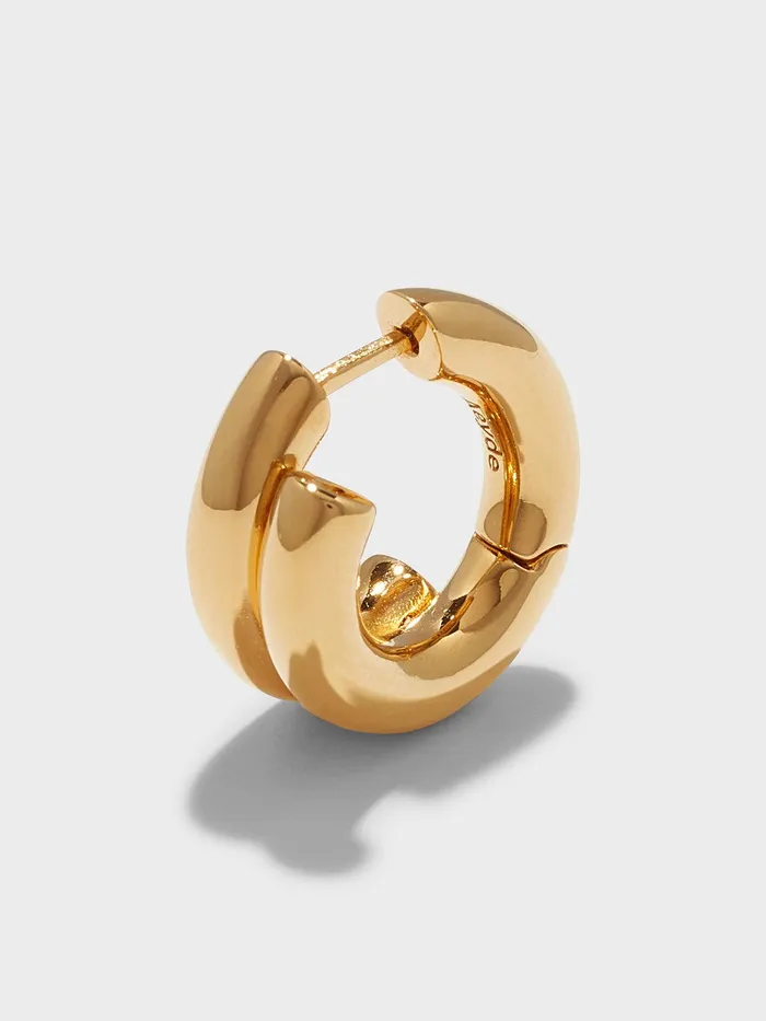 Women Clyde 18kt GoldPlated Hoop Earrings Aeyde Earrings