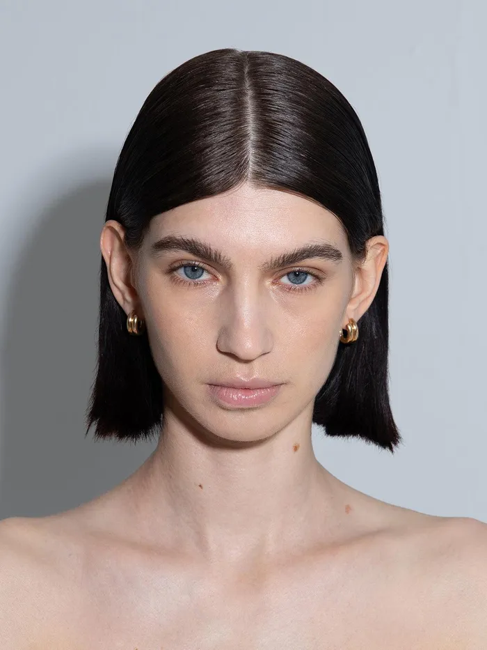 Women Clyde 18kt GoldPlated Hoop Earrings Aeyde Earrings