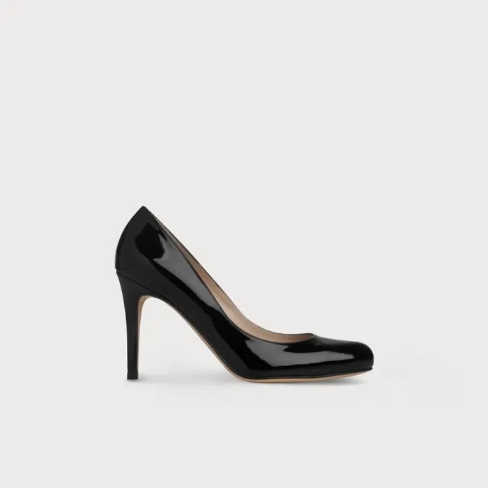Women Court Shoes LKBennett Stila Black Patent Courts Black