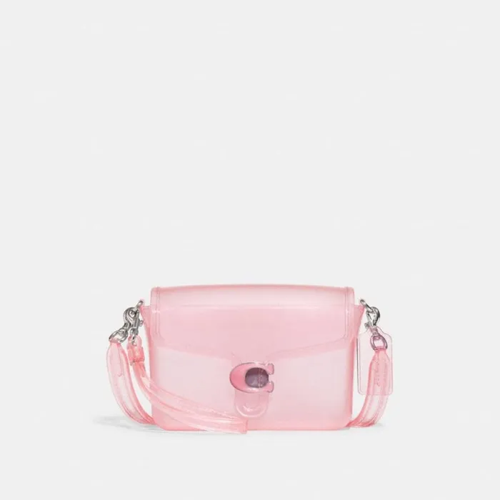 Women Crossbody Bags Coach Jelly Tabby Silverflower Pink