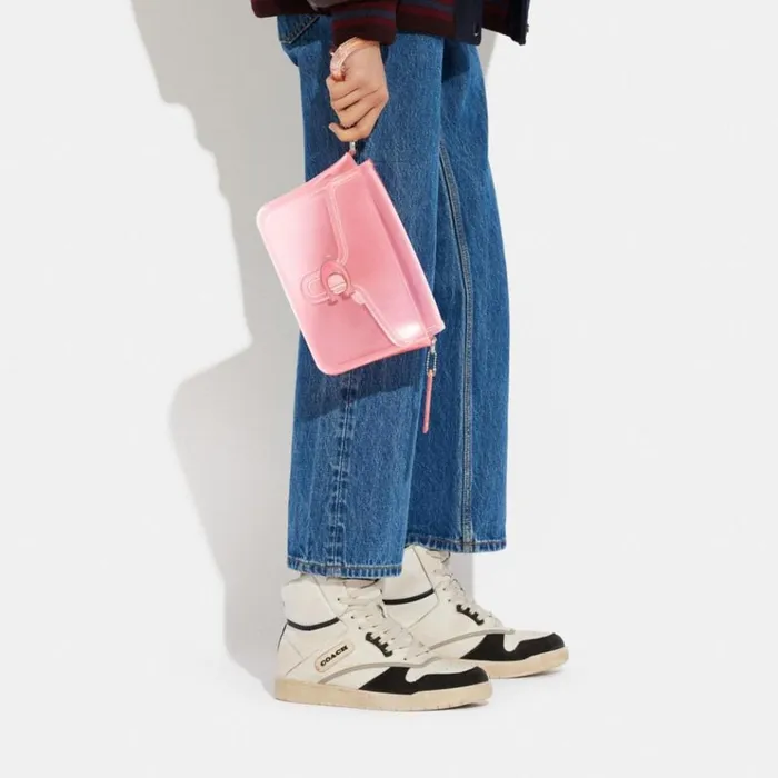 Women Crossbody Bags Coach Jelly Tabby Silverflower Pink