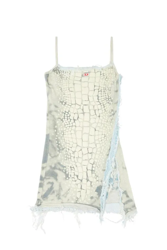 Women DHople Bluewhite Diesel Dresses And Jumpsuits