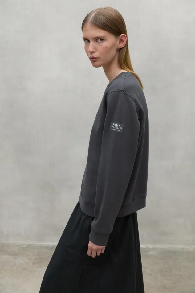 Women Dark Grey Ondara Sweatshirt Ecoalf Sweatshirts