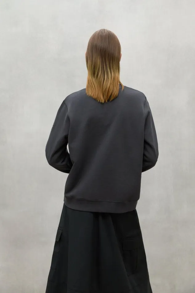Women Dark Grey Ondara Sweatshirt Ecoalf Sweatshirts