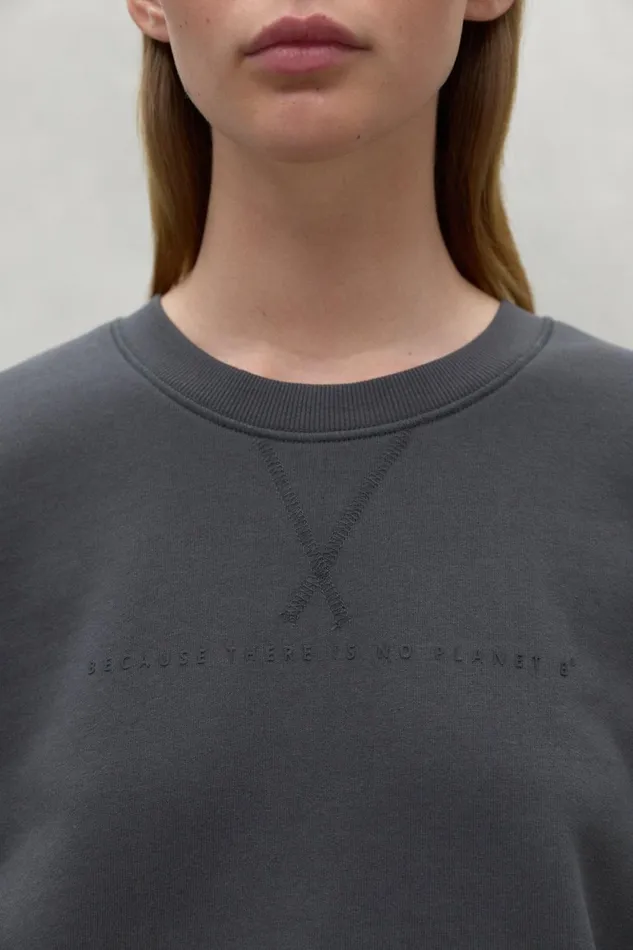 Women Dark Grey Ondara Sweatshirt Ecoalf Sweatshirts