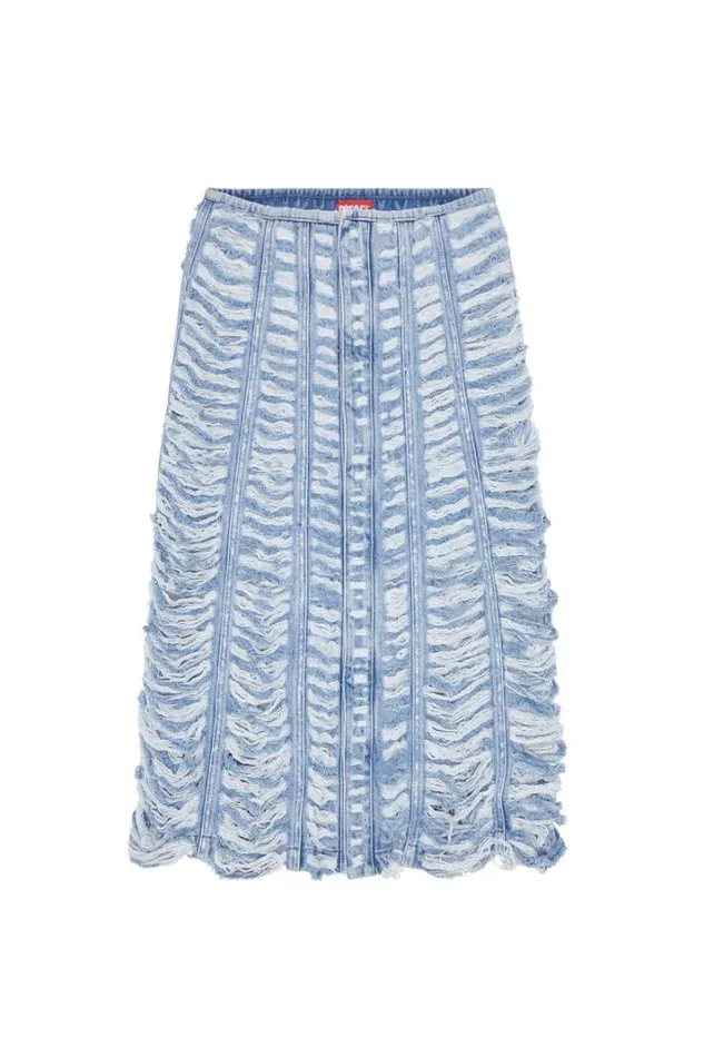 Women DeGhilFsc Light Blue Diesel Skirts