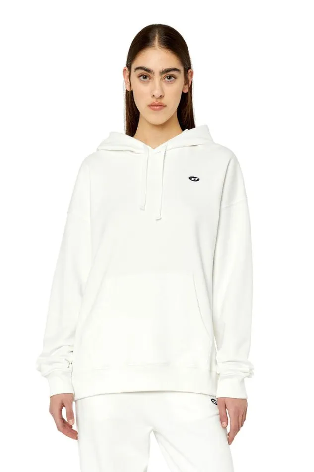 Women FReggyHoodDovalPj White Diesel Sweaters Women FReggyHoodDovalPj White Diesel Sweaters