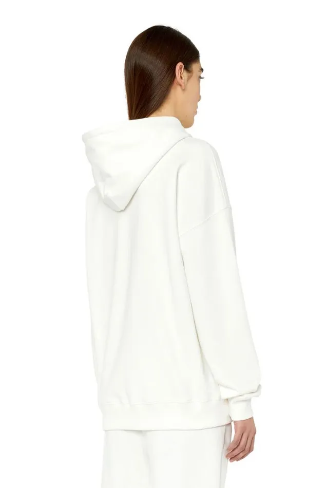 Women FReggyHoodDovalPj White Diesel Sweaters Women FReggyHoodDovalPj White Diesel Sweaters