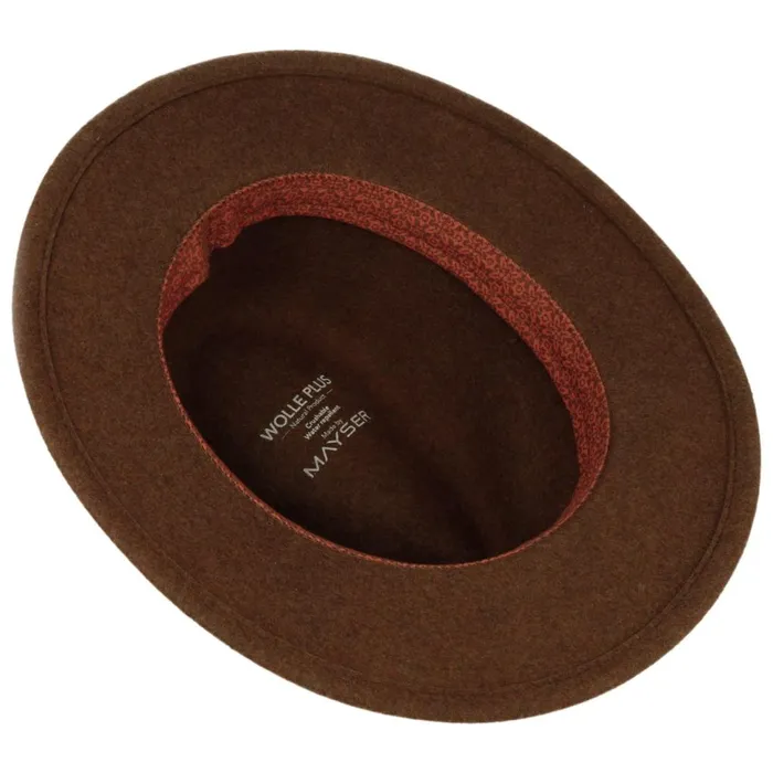 Women Felt Hats Mayser Nane Wool Felt Hat Brown Women Felt Hats Mayser Nane Wool Felt Hat Brown