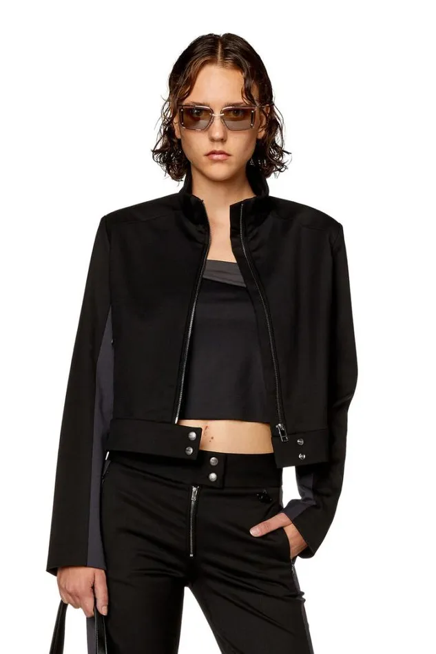Women GGauri Blackgrey Diesel Outerwear And Jackets Women GGauri Blackgrey Diesel Outerwear And Jackets