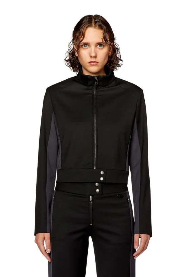 Women GGauri Blackgrey Diesel Outerwear And Jackets Women GGauri Blackgrey Diesel Outerwear And Jackets
