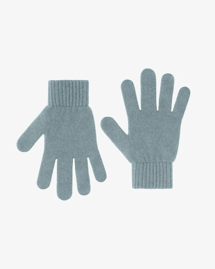 Women Gloves Colorful Standard Merino Wool Gloves Stone Blue