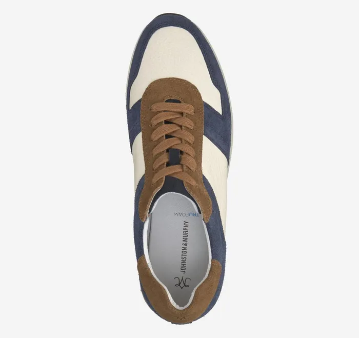 Women Gracie Colorblock LaceUp Navy Suedebone Calfskin JohnstonandMurphy Sneakers Women Gracie Colorblock LaceUp Navy Suedebone Calfskin JohnstonandMurphy Sneakers