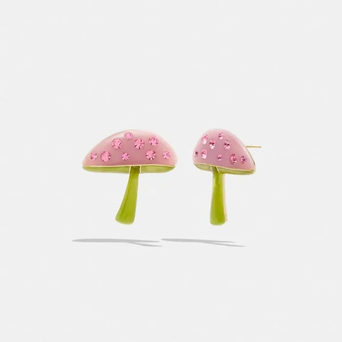Women Jewelry Coach Coach X Observed By Us Mushroom Stud Earrings Goldpink Multi Women Jewelry Coach Coach X Observed By Us Mushroom Stud Earrings Goldpink Multi