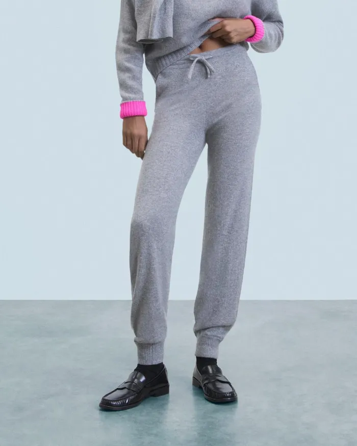 Women Joggers From Future Basic Straight Joggers Dark Heather Gray