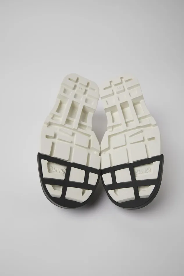 Women Junction White Nondyed Leather Shoes Camper Flat Shoes Women Junction White Nondyed Leather Shoes Camper Flat Shoes