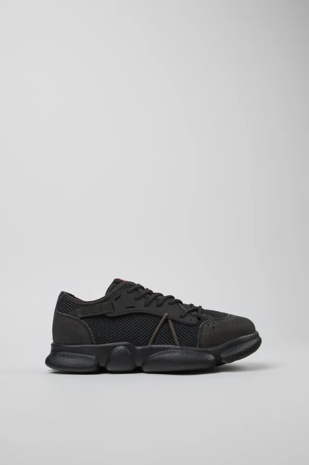 Women Karst Sorona Gray And Black Textile Sneaker Camper Sneakers Women Karst Sorona Gray And Black Textile Sneaker Camper Sneakers