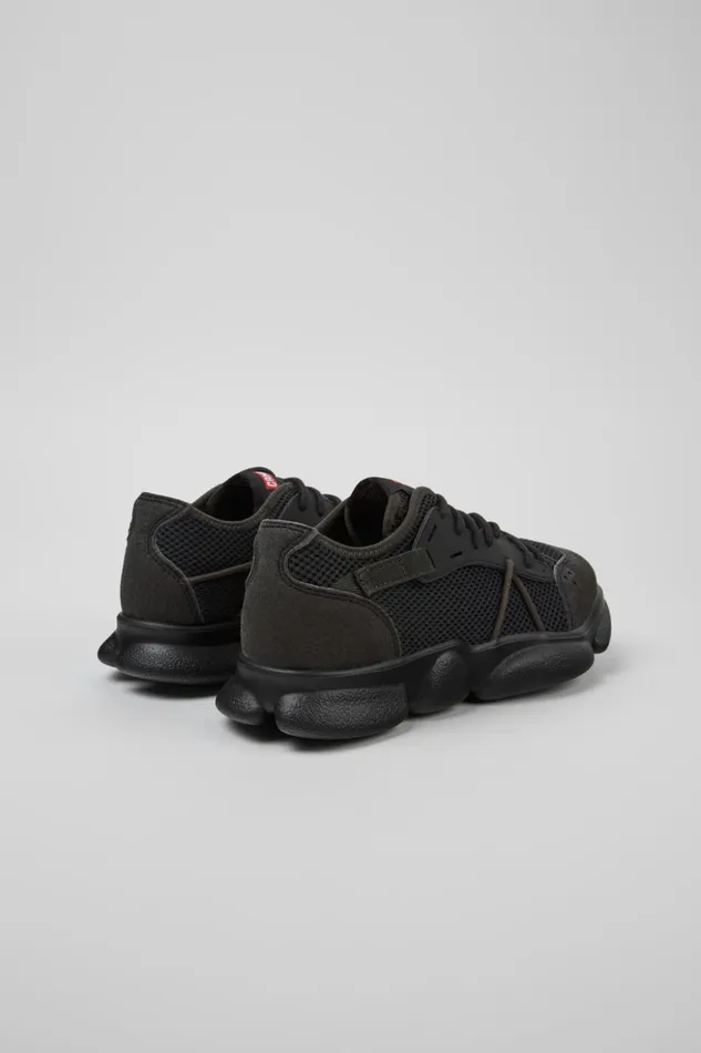 Women Karst Sorona Gray And Black Textile Sneaker Camper Sneakers Women Karst Sorona Gray And Black Textile Sneaker Camper Sneakers