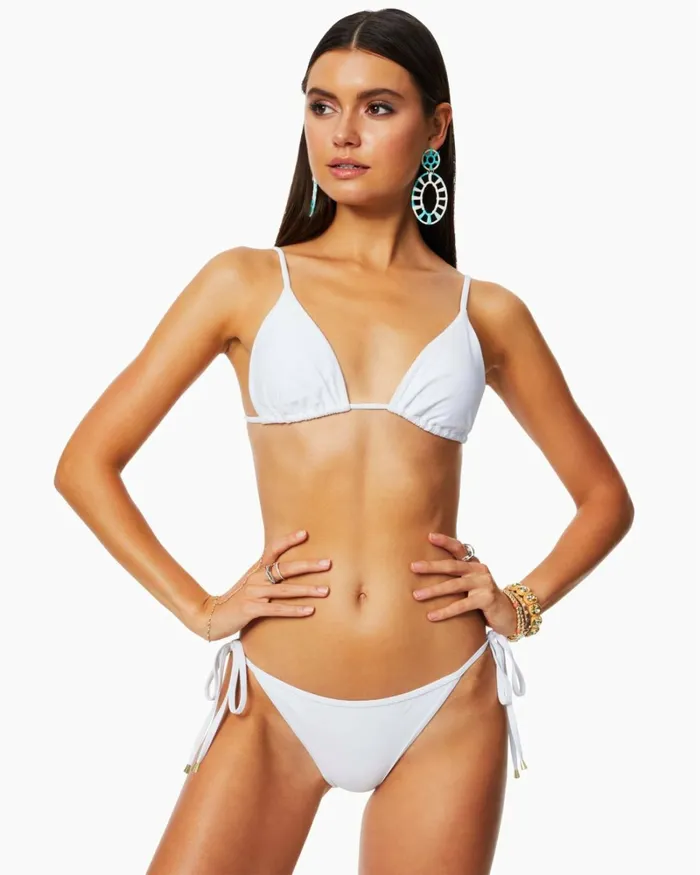 Women Lalia Triangle Bikini Top Black Ramy Brook Swimwear