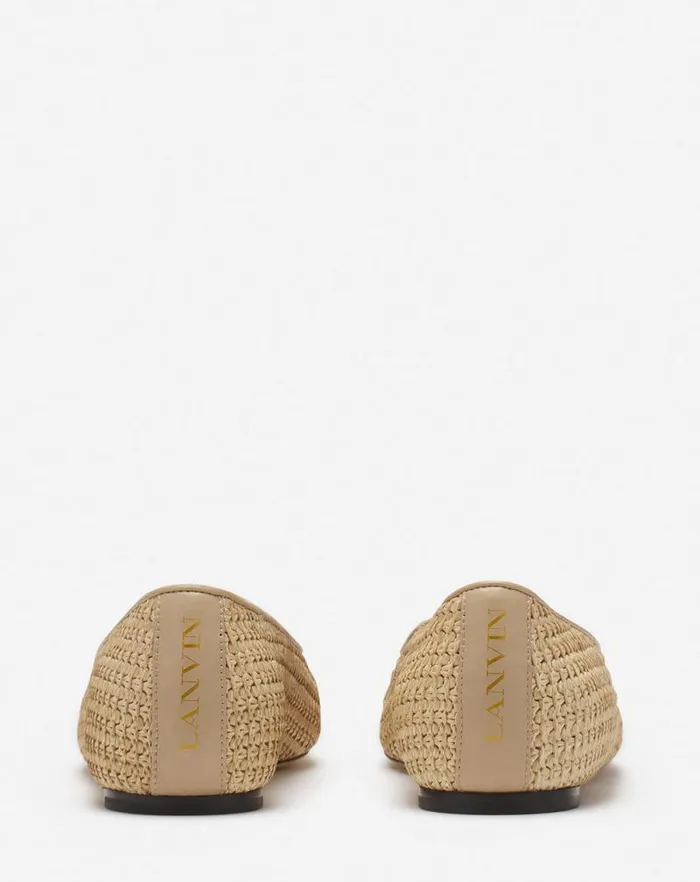 Women Lanvin Ballerinas Raffia Ballerina Natural Women Lanvin Ballerinas Raffia Ballerina Natural