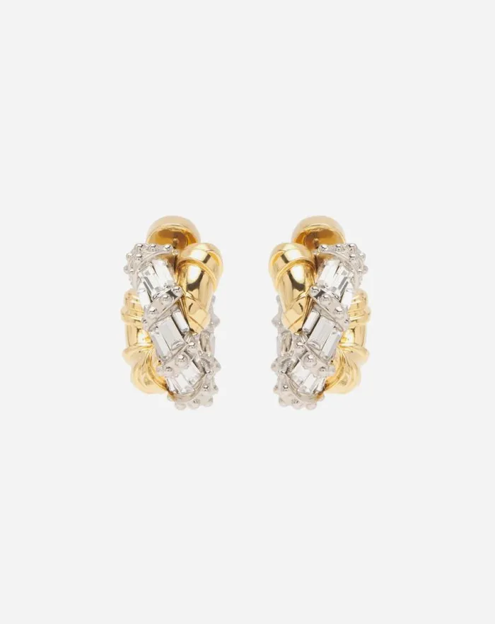 Women Lanvin Jewelry Baguettes Melodie Earrings Goldcrystal