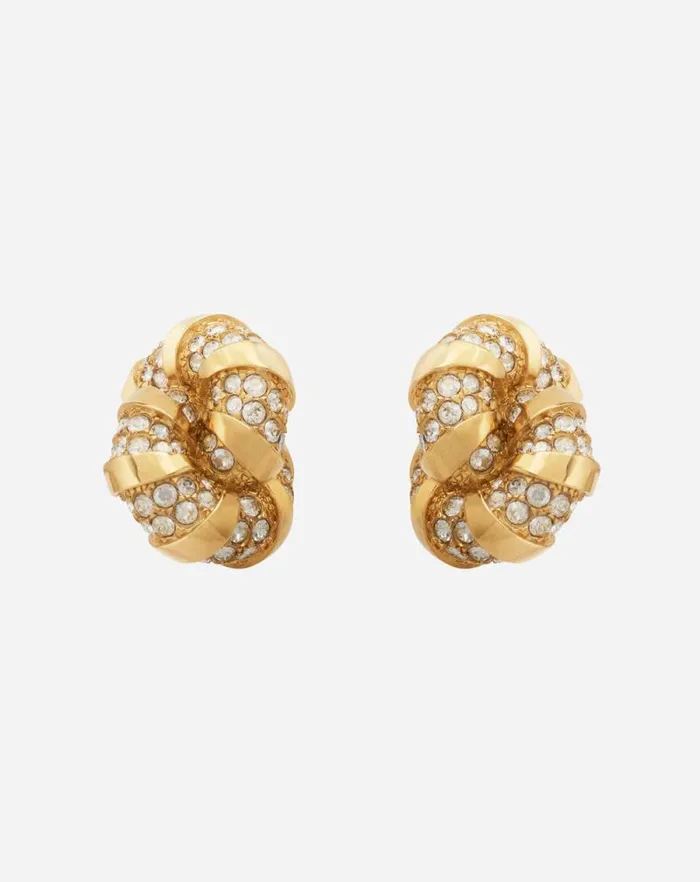 Women Lanvin Jewelry Melodie Earrings Goldcrystal