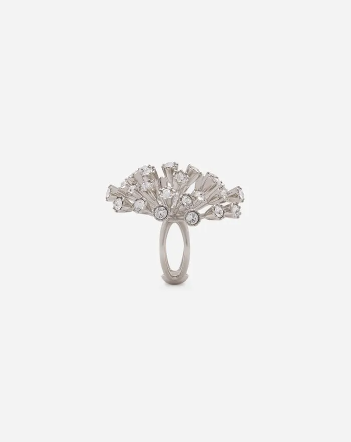 Women Lanvin Jewelry Traviata By Lanvin Ring Silvercrystal