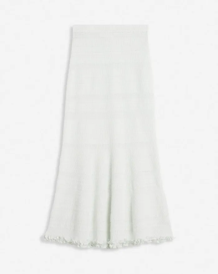 Women Lanvin Skirts and Shorts Cotton Midi Skirt Ecru
