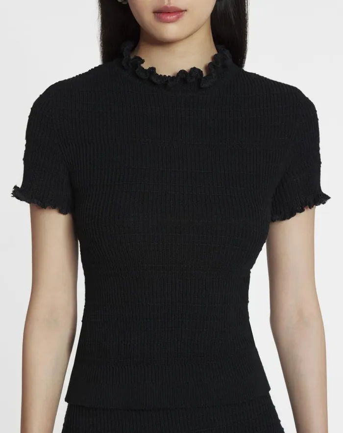 Women Lanvin Tops Cotton Top Black Women Lanvin Tops Cotton Top Black