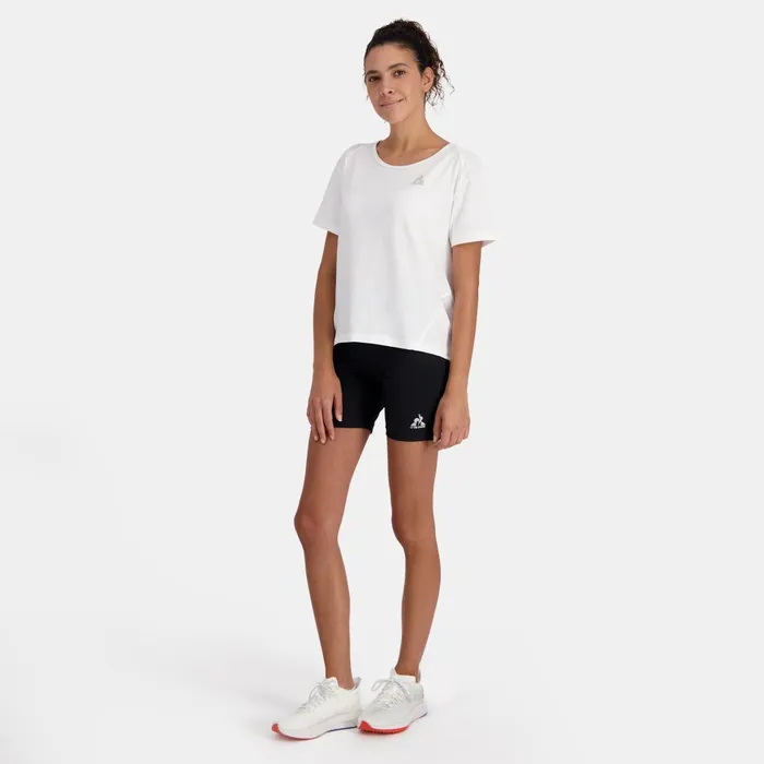 Women Le Coq Sportif Tshirts Polos Shirts And Tops Training Performance TShirt New Optical White