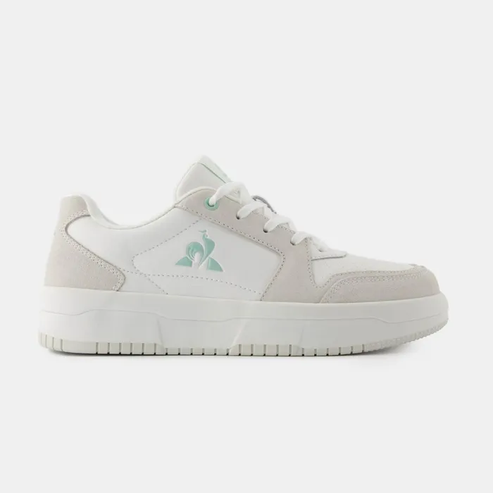 Women Le Coq Sportif Trainers And Sneakers Shoes LCS BILLIE Optical Whitemisty Jade