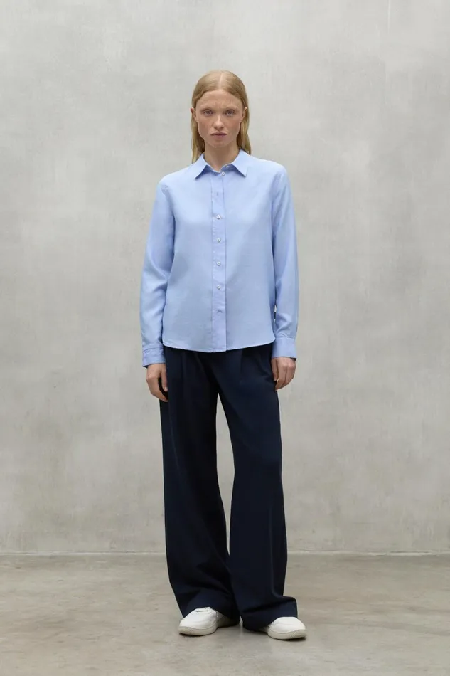 Women Light Blue Trima Shirt Ecoalf Shirts