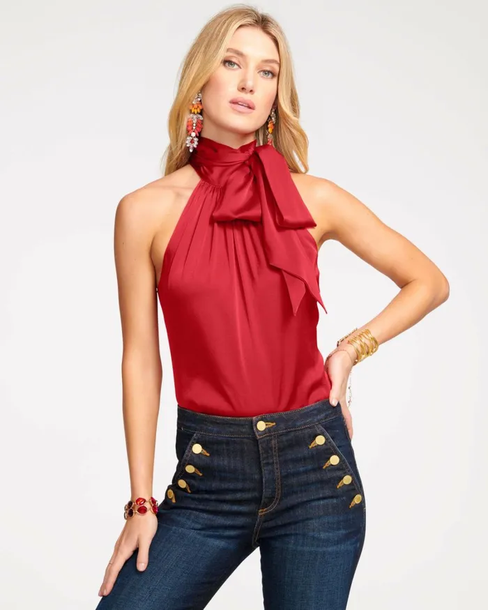 Women Lori High Neck Tank Top Navy Ramy Brook Tops Women Lori High Neck Tank Top Navy Ramy Brook Tops