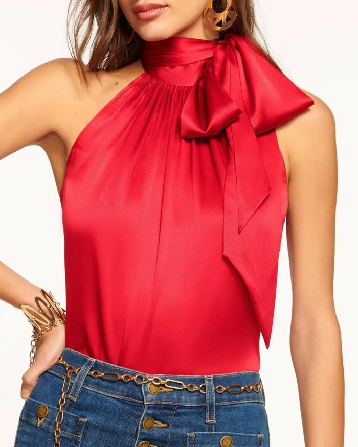 Women Lori High Neck Tank Top Navy Ramy Brook Tops Women Lori High Neck Tank Top Navy Ramy Brook Tops