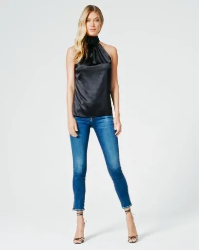 Women Lori High Neck Tank Top Navy Ramy Brook Tops Women Lori High Neck Tank Top Navy Ramy Brook Tops