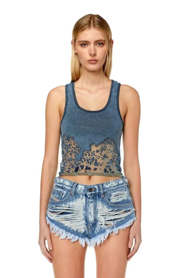 Women MAnisha Blue Diesel Knitwear Women MAnisha Blue Diesel Knitwear