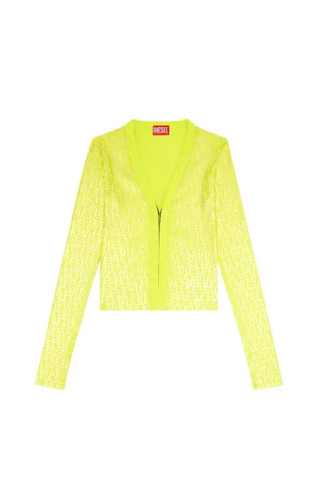 Women MGria Yellow Diesel Knitwear Women MGria Yellow Diesel Knitwear