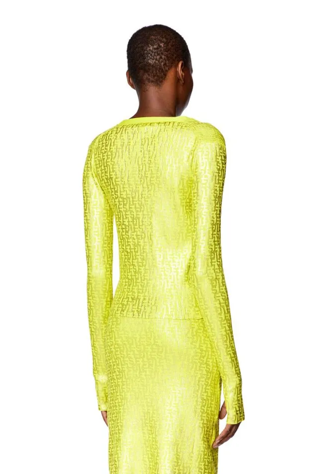 Women MGria Yellow Diesel Knitwear Women MGria Yellow Diesel Knitwear