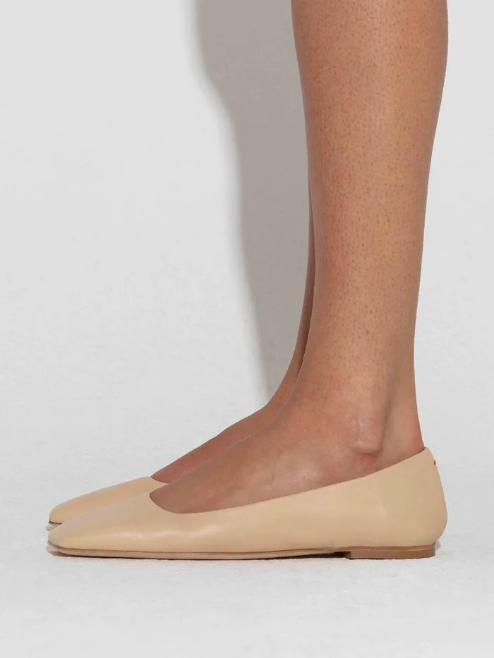 Women Matti Nappa Leather Ballet Flats Aeyde Flats