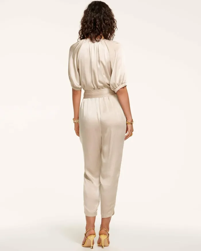 Women Maverick Puff Sleeve Jumpsuit Black Ramy Brook Dresses Women Maverick Puff Sleeve Jumpsuit Black Ramy Brook Dresses