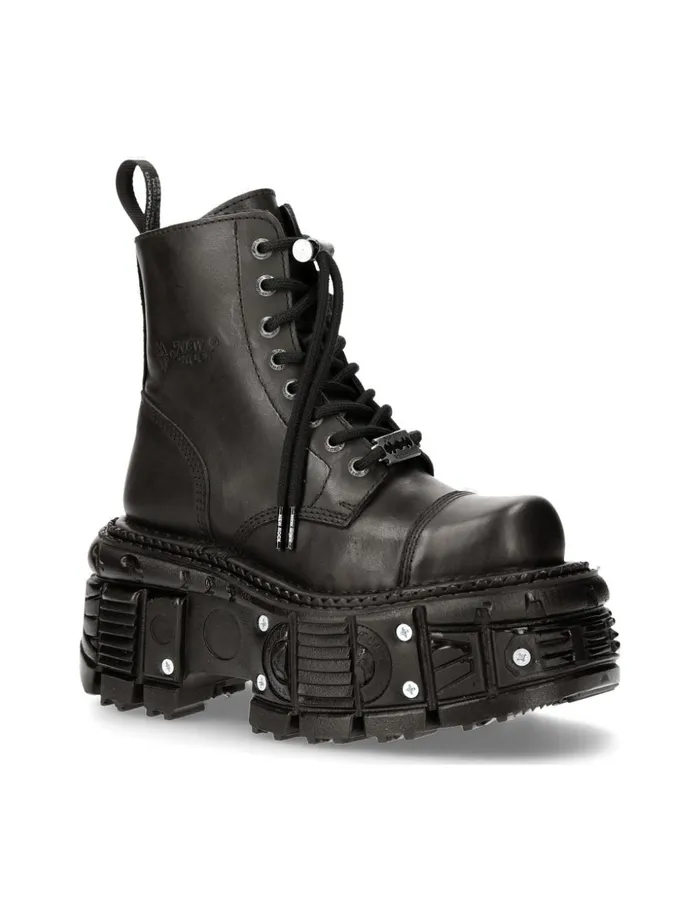 WomenMen Ankle Boot Imperfect With Laces MMili083cctC8 New Rock Boots WomenMen Ankle Boot Imperfect With Laces MMili083cctC8 New Rock Boots