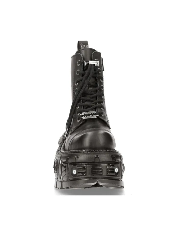 WomenMen Ankle Boot Imperfect With Laces MMili083cctC8 New Rock Boots WomenMen Ankle Boot Imperfect With Laces MMili083cctC8 New Rock Boots