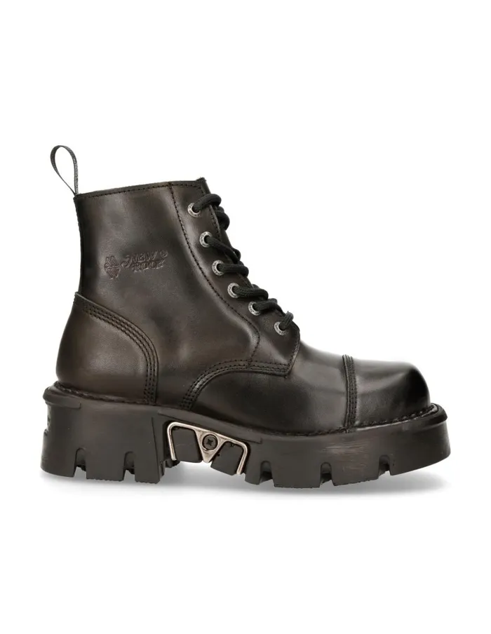 WomenMen Ankle Boot Metallic MMili210nC1 New Rock Boots WomenMen Ankle Boot Metallic MMili210nC1 New Rock Boots