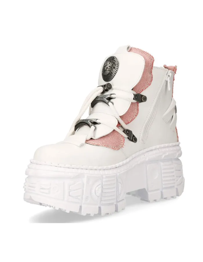 WomenMen Ankle Boot Tank MWall052V2 New Rock Booties WomenMen Ankle Boot Tank MWall052V2 New Rock Booties