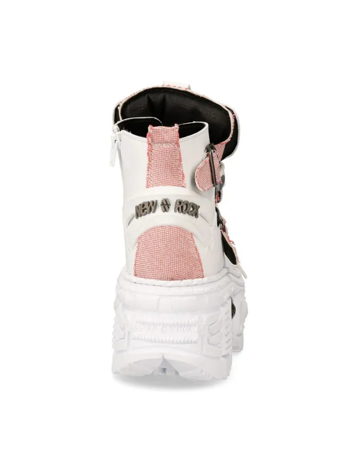 WomenMen Ankle Boot Tank MWall052V2 New Rock Booties WomenMen Ankle Boot Tank MWall052V2 New Rock Booties