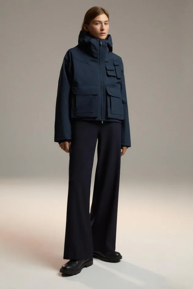WomenMen Blue Osmosis Jacket Ecoalf Onepointzero