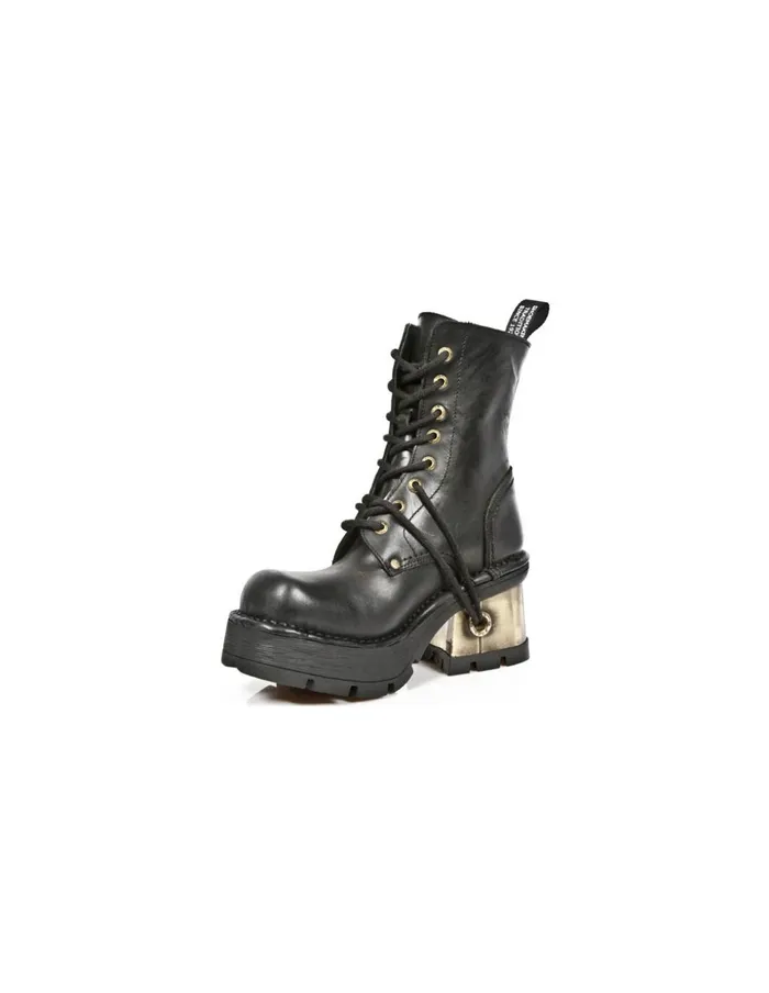 WomenMen Boot Metallic M1045C2 New Rock Boots WomenMen Boot Metallic M1045C2 New Rock Boots