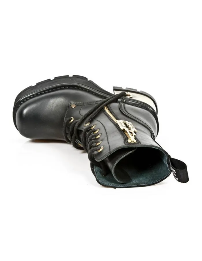 WomenMen Boot Metallic M1045C2 New Rock Boots WomenMen Boot Metallic M1045C2 New Rock Boots