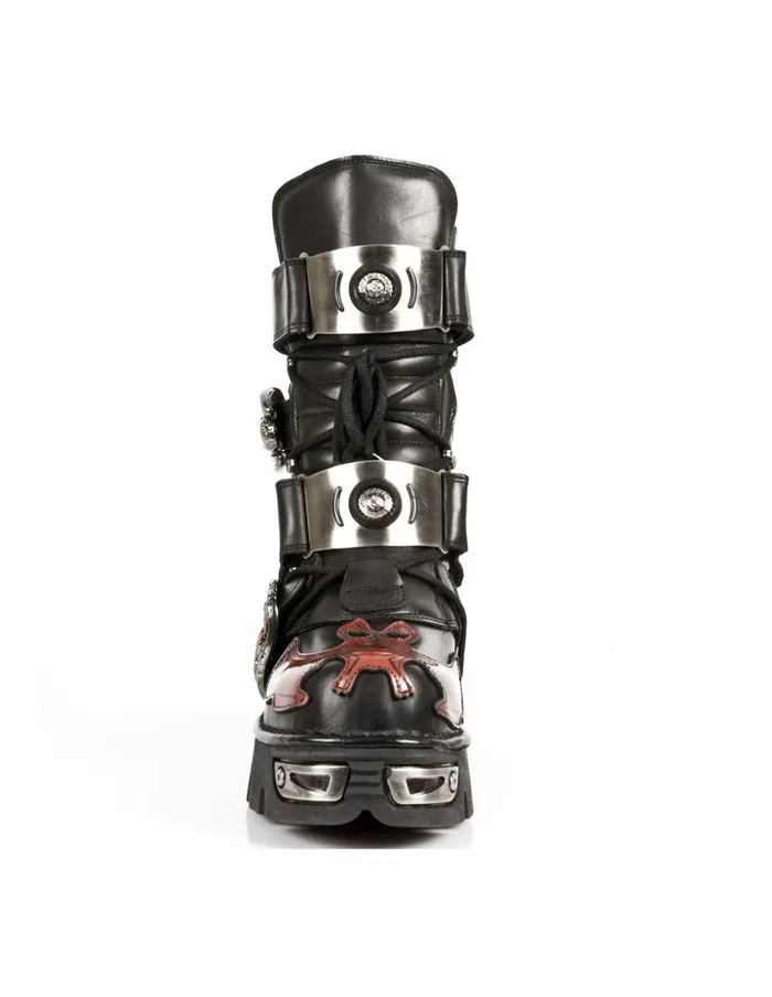 WomenMen Boot Metallic M195S1 New Rock Boots WomenMen Boot Metallic M195S1 New Rock Boots